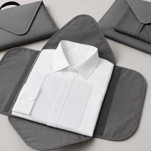 Lightweight Travel Packing Folders for Dress Shirts and Trousers Wrinkle Free Suitcase Organizer with Folding Board